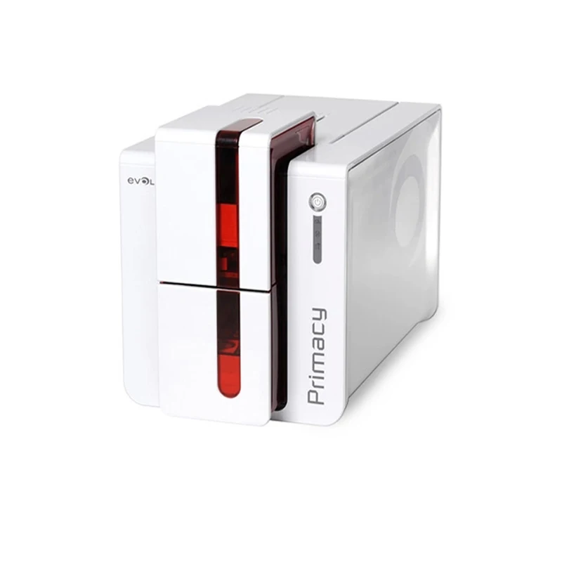 Evolis primacy PVC ID card printer single-sided printing free a color ribbon