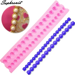 Sophronia M307 Pearls Silicone Cake Mold Jewelry Cupcake Fondant Decorating Tools Clay Resin Sugarcraft Gumpaste Candy Mould