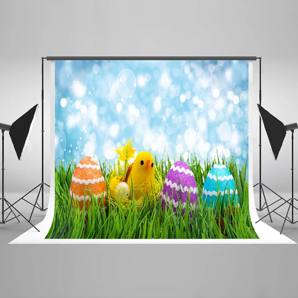 

VinylBDS 5X7FT Easter Photo Background Scenery Background Spring Backdrops Newborn Photography For Fonds De Studio Photographie