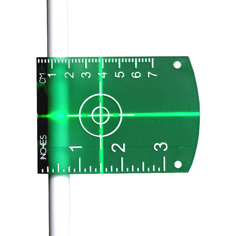 No burr convenient Magnetic laser target board or plate for red laser lines or green laser lines