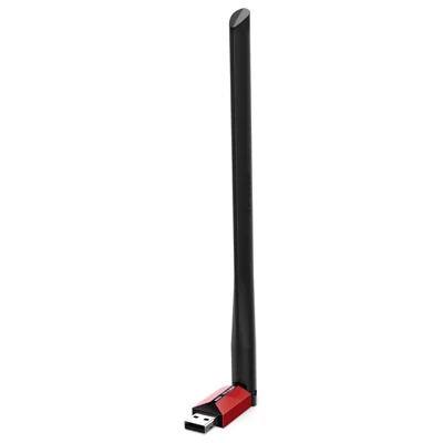 Plug & Play-tarjeta de red inalámbrica, adaptador WiFi USB con antena externa de 5dBi, TP-LINK, 150M, 11N, 150Mbps, 2,4 GHz