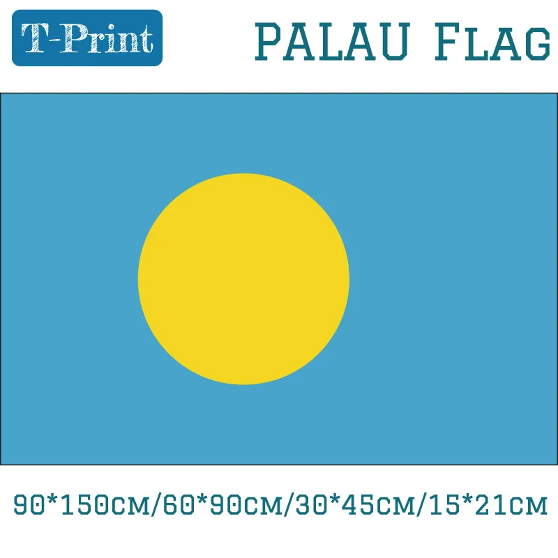 

Флаг Palau 90*150 см/60*90 см/30*45 см/15*21 см