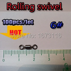 

fishing swivel rolling swivels Connector size 6# quantily 200pcs/lot