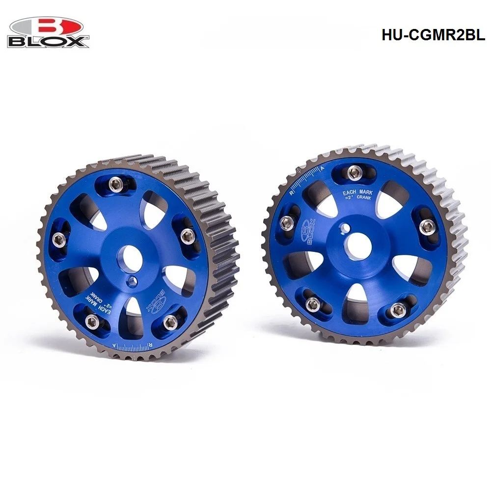 For Toyota Celica(3S-GTE I4 DOHC) 88-93 Adjustable Engine Motor Dual Cam Gear Shaft Wheel Sprocket 2Pcs HU-CGMR2BL