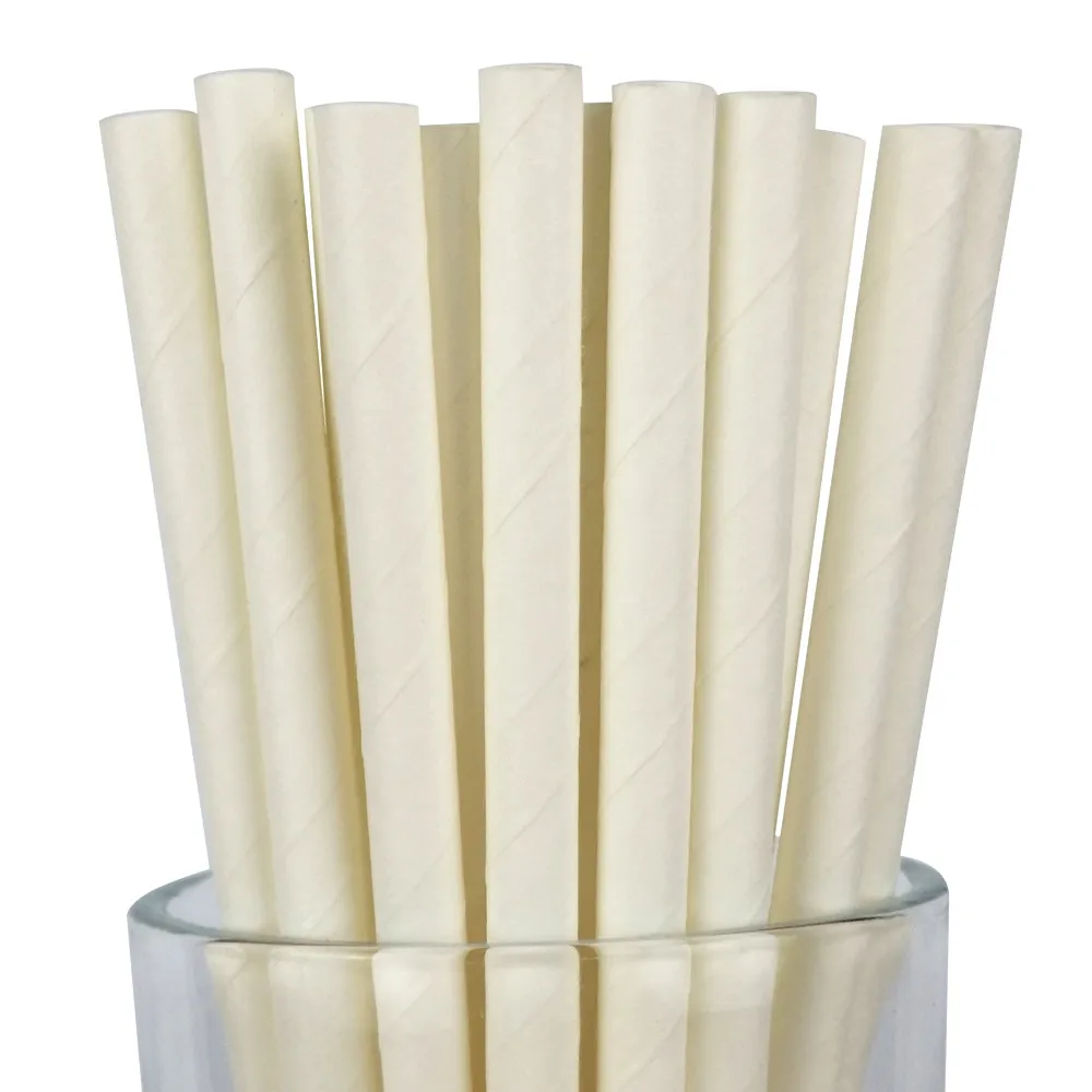 

Free DHL Shipping Fat Paper Straws, Plain White Drinking Paper Straws wholesale 4000pcs only dia. 10mmX200 mm length