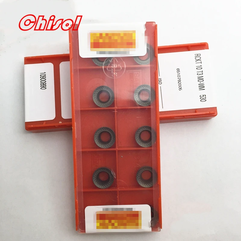 High Quality RCKT10T3MO-WM 530 Carbide Milling Inserts Cutter Milling Cutting Tools