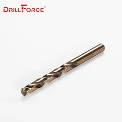 1PC Drillforce M42 Cobalt Drill Bit Set, HSS-CO Drill Set 7.6-14MM, for Drilling on Hardened Steel, Cast Iron &Stainless Steel