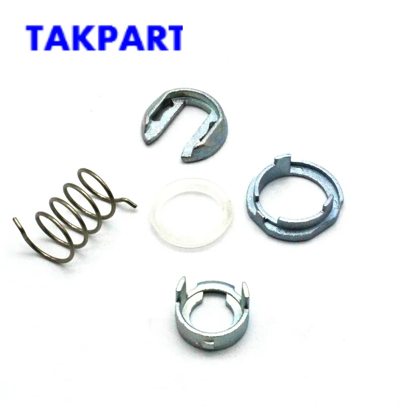 TAKPART 도어 잠금 실린더 배럴 수리 키트 7Pcs VW PASSAT LUPO 좌석 LEON TOLEDO AROSA 앞 우측 좌측 세트