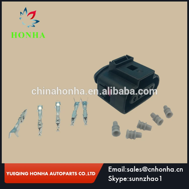 Free shipping 2/4/10/20 pcs/lots 5 Pin  VAG 1J0 973 705 PA66 5 way wire harness Sealed Female Connector Kit - 1J0973705