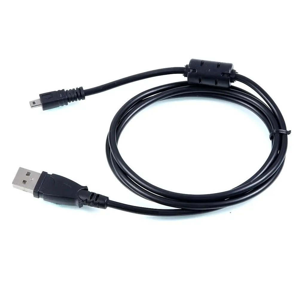 8PIN USB ładowarka + kabel do synchronizacji danych przewód do Casio kamera Exilim EX-ZS10 s ZS10bk