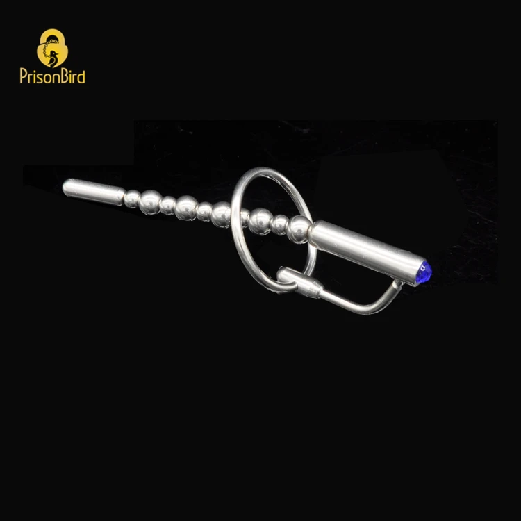 Chaste Bird Male Stainless Steel Urethra Catheter with 2 size Penis Ring Urinary Plug Sex Toy Urethra Stimulate Dilator A012