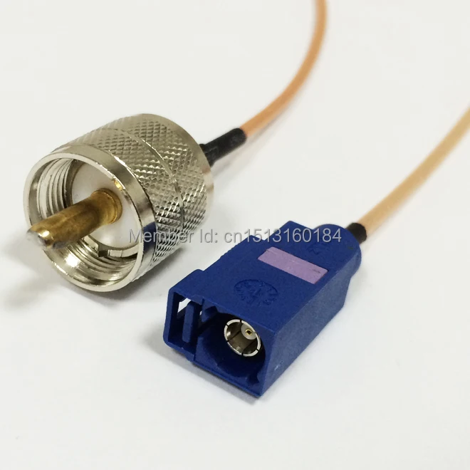 

New Modem Coaxial Pigtail UHF Male Plug Connector Switch FAKRA Connector RG316 Cable 15CM 6" Adapter