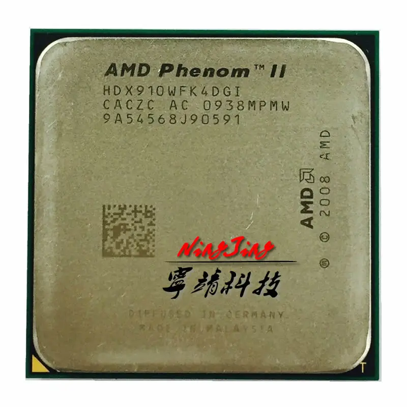 AMD Phenom II X4 910 2.6G Used 95W Quad-Core Quad-Thread HDX910WFK4DGI  Socket AM3