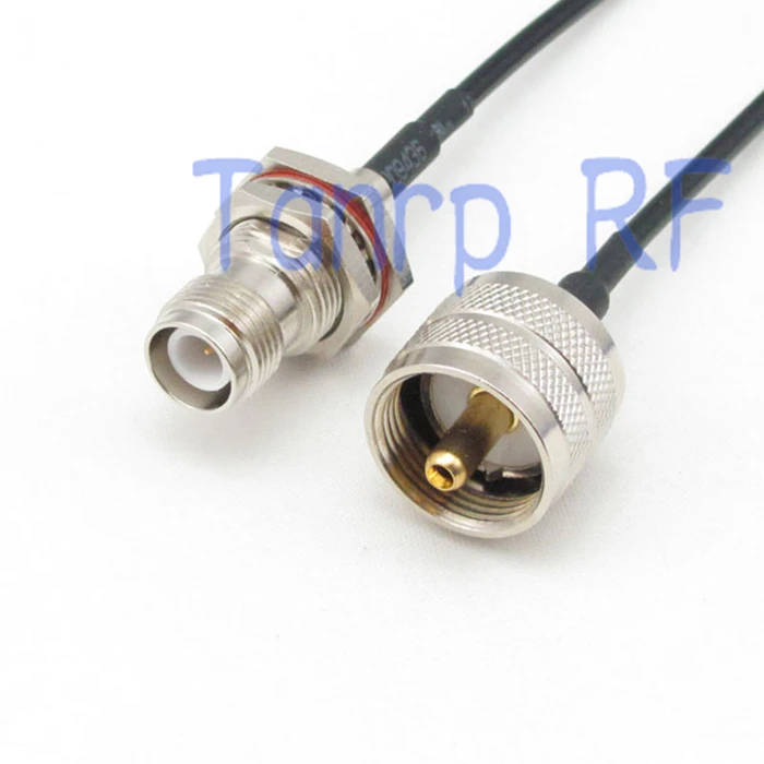 

10PCS 6in UHF male plug to RP-TNC female jack RF connector adapter 15CM Pigtail coaxial jumper cable RG174 extension cord