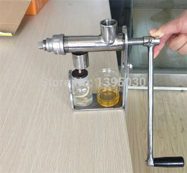 Manual Oil Press Machine Stainless Steel Hand-cranked Oil Press Household Small 304 Stainless Steel Olive Oil Peanut Oil Juicer