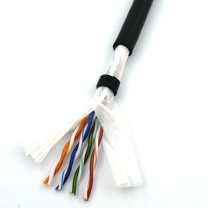 Cable de remolque Cat5e para cable de cadena de arrastre Ethernet altamente flexible (cable especial) (UTP-5E)