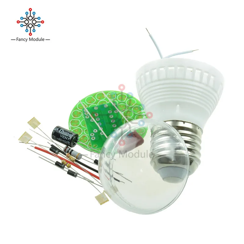 New Energy-Saving 38 LEDs Lamps DIY Kits Electronic Suite 1 Set