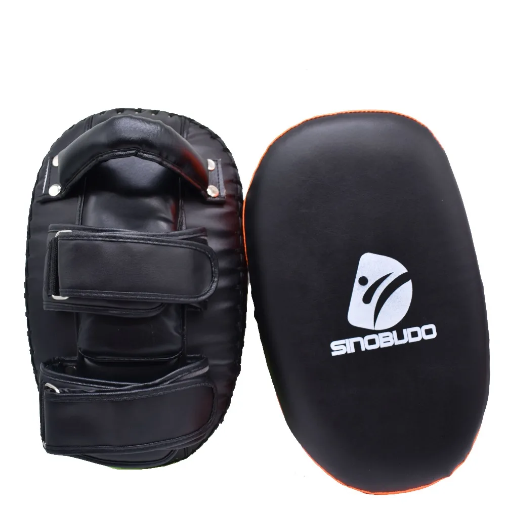 

1PCS SINOBUDO Muay Thai Hand Focus Mitt MMA Combat Sanda Boxing Training Kick Focus Target Pear Fight Punching Pad