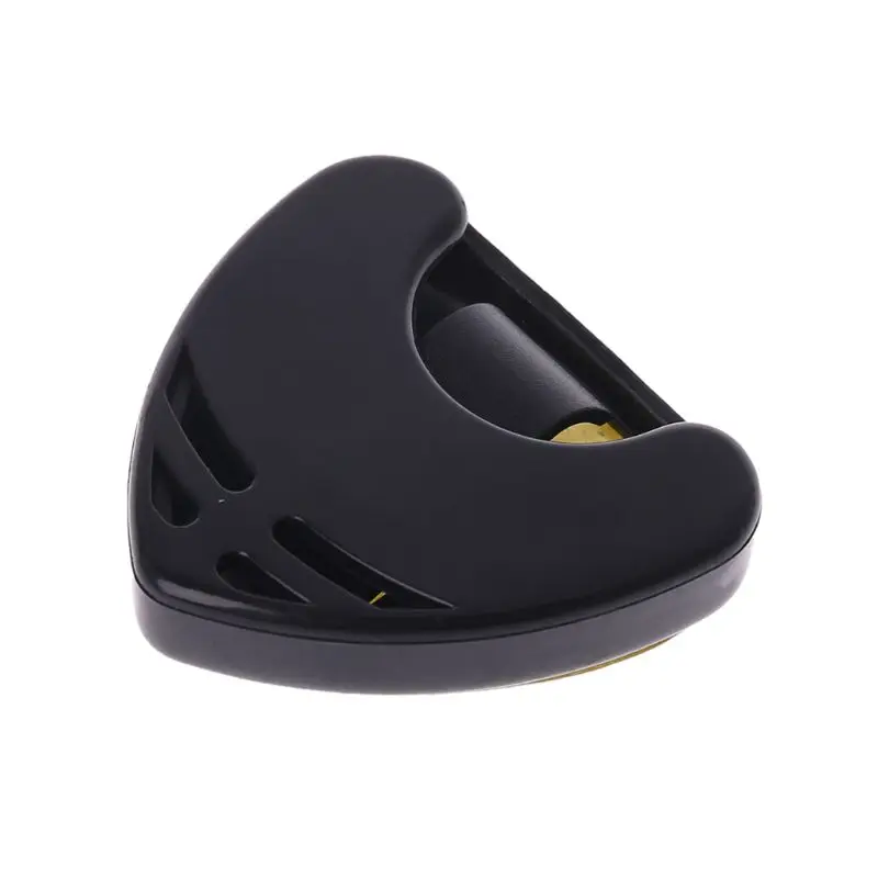 1 pc supporto per plettro per chitarra custodia in plastica per plettro custodia rapida forma triangolare autoadesiva