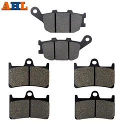 AHL Motorcycle Front And Rear Brake Pads For Yamaha YZF R6 600 (2003-2015) YZF R1 1000 (2004-2006) FZ6 (2007-2009)