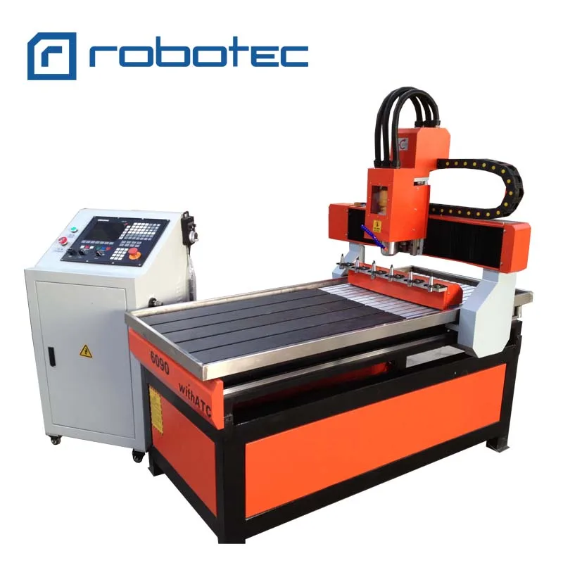 Mini 6090 Atc Cnc Router Với 6 Dụng Cụ Tự Động Công Cụ Đổi