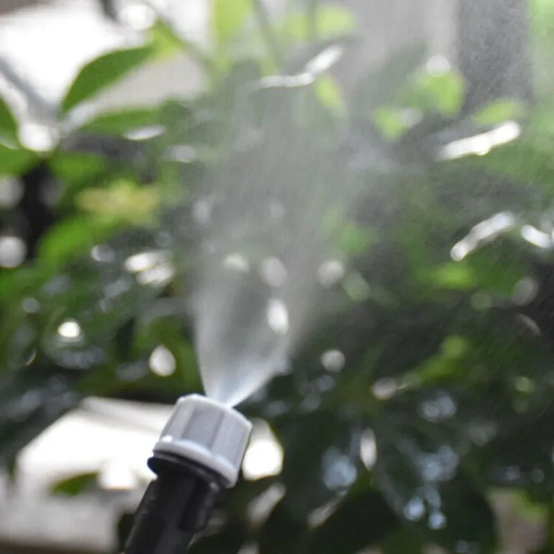 

100pcs Greenhouse drip irrigation fog misting nozzle gray garden sprayers misting system WATER SPRAY