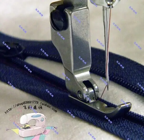 2pcs industrial Right side Sewing Machine Narrow Hinged Cording Zipper ZIP RIGHT FOOT P36N