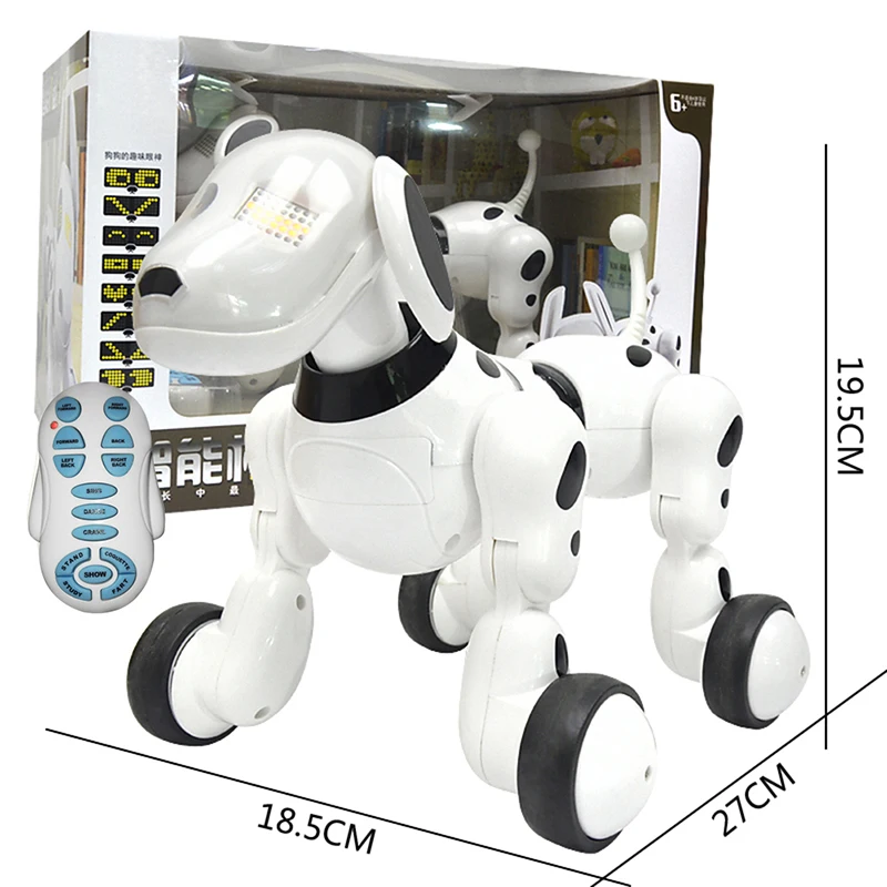 2.4G Wireless Intelligent Remote Control Robot Dog Electronic Dance Pet Music Educational Interactive Talking Toys For children