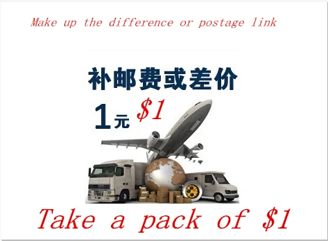 

Make up the postage Make up the difference A pack of $1