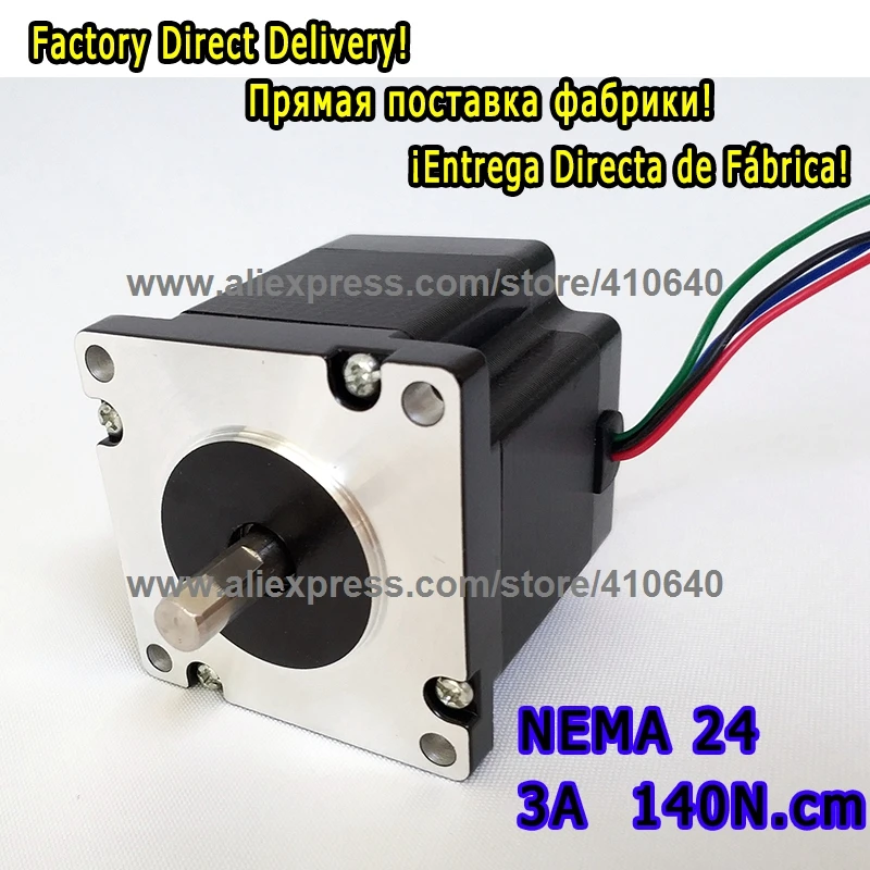 

Nema 24 Stepper Motor 24HS22-3004S L54.5 mm 1.8 deg 2.8 A 1.5 N.m 4 wires Can Produce Based on Your Demand