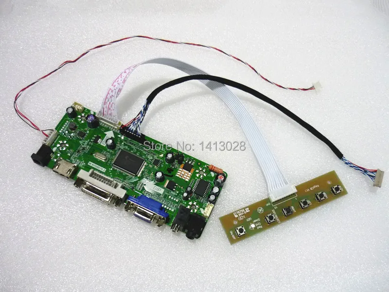 HDMI+DVI+VGA+Audio LCD Controller Board Work for 15 inch G150XTN3.0 1024*768 LCD Panel Drive control suit