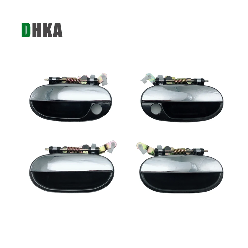 DHKA CHROME EXTERIOR OUTERSIDE DOOR HANDLE  FOR HYUNDAI ACCENT 95-00 1995 1996 1997 1998 1999 2000