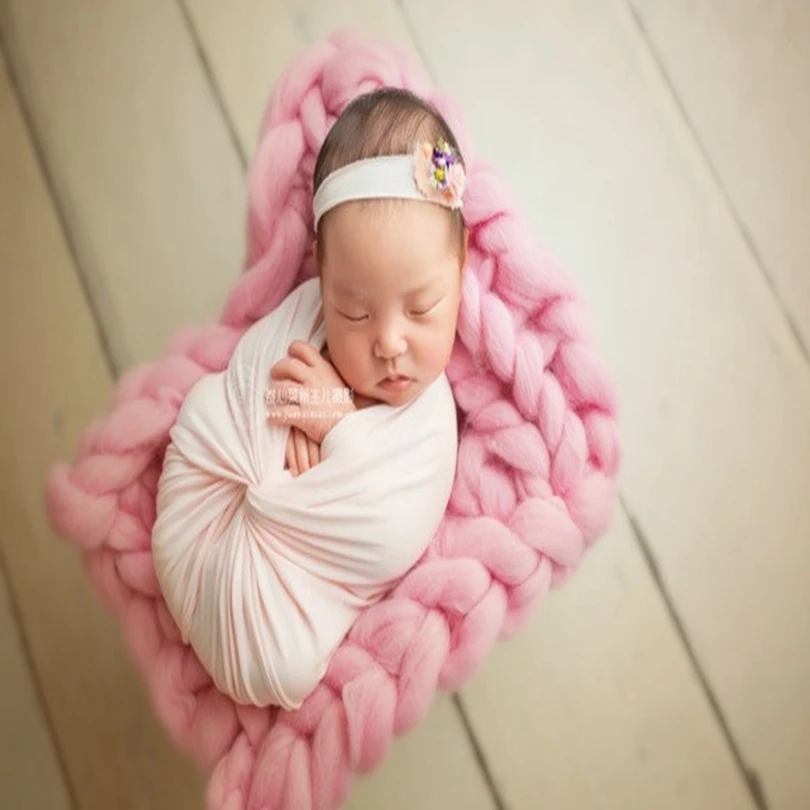 

Newborn Jersey wrap Baby Stretch Knit wrap Photography props Newborn swaddle blanket backdrop Snuggle sack Filler