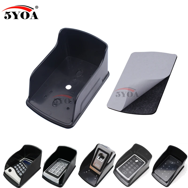 5YOA Rain Cover Black Access Controller Waterproof  Rainproof Shell For Rfid Fingerprint  Control Metal Keypad