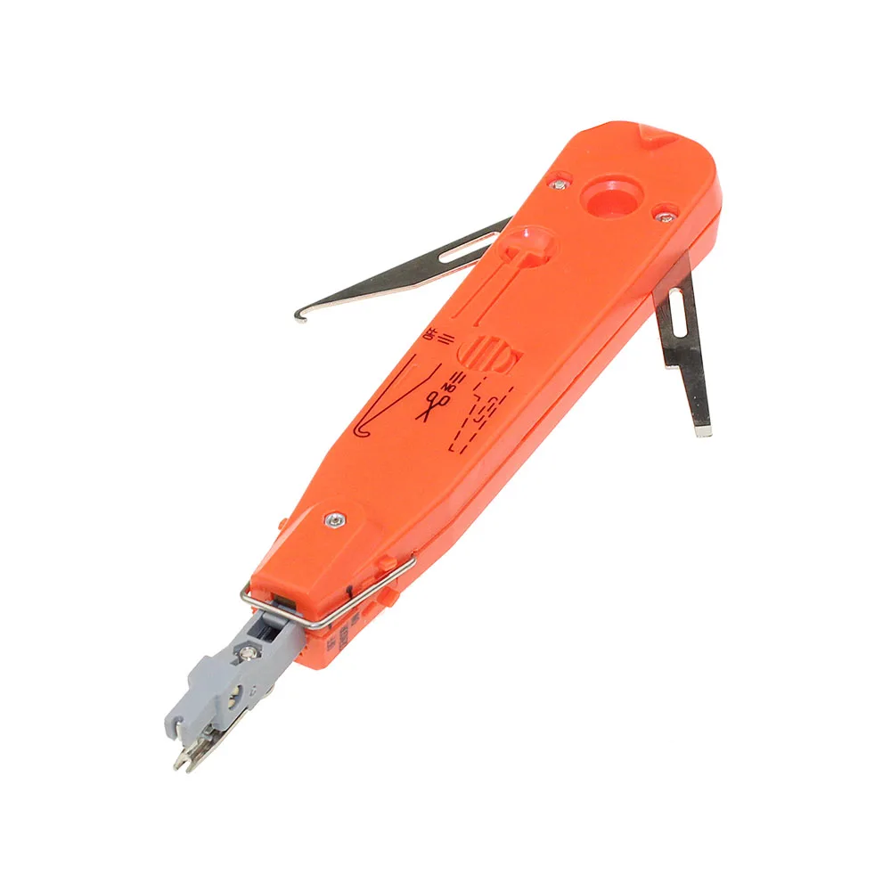 

High Quality Red KRONE LSA-Plus Punch Down Tool Kit with Sensor for Telecom Phone RJ11 Wire Ethernet Network Cat5 RJ45 Cable