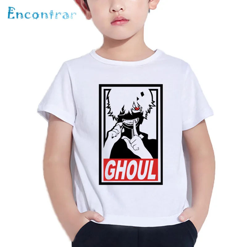 

Anime Tokyo Ghoul Pattern Funny Kids T shirt Baby Girls Summer Comfortable Tops Boys Casual Cool White T-shirt,HKP5226