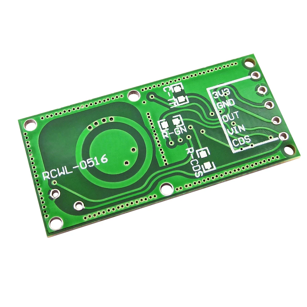 Módulo de sensor de radar de microondas RCWL-0516, interruptor de inducción de cuerpo humano, sensor inteligente, 50 Uds.