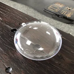 7-11cm Oblate Shape Christmas 2020 Transparent Ball christmas tree ornaments Christmas and new year Home decor Wedding Decor