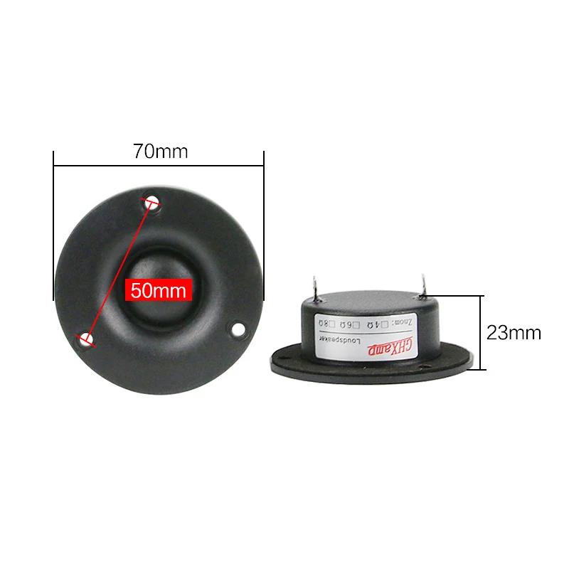 GHXAMP – haut-parleur 3 pouces, 8ohm, 15W, haut-parleur de Tweeter, Super triple, 30KZ, Film en soie, HIFI, bibliothèque en néodyme, boîte de son, cinéma maison, bricolage, 2 pièces