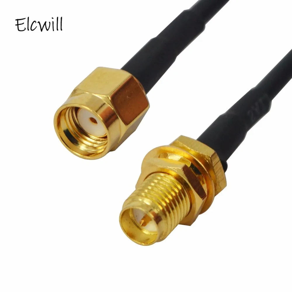 

3/6/ 9M RP-SMA RP SMA WIFI Antenna Extension Cable Wire for Wireless Wi-Fi Router Adapter