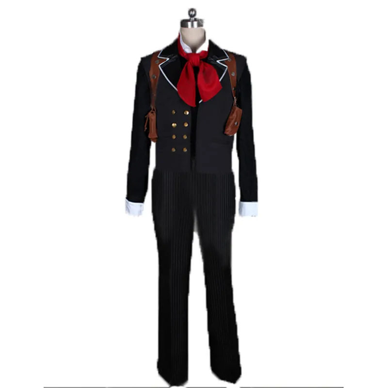 Bioshock Infinite Booker DeWitt Cosplay Costume with bag 11