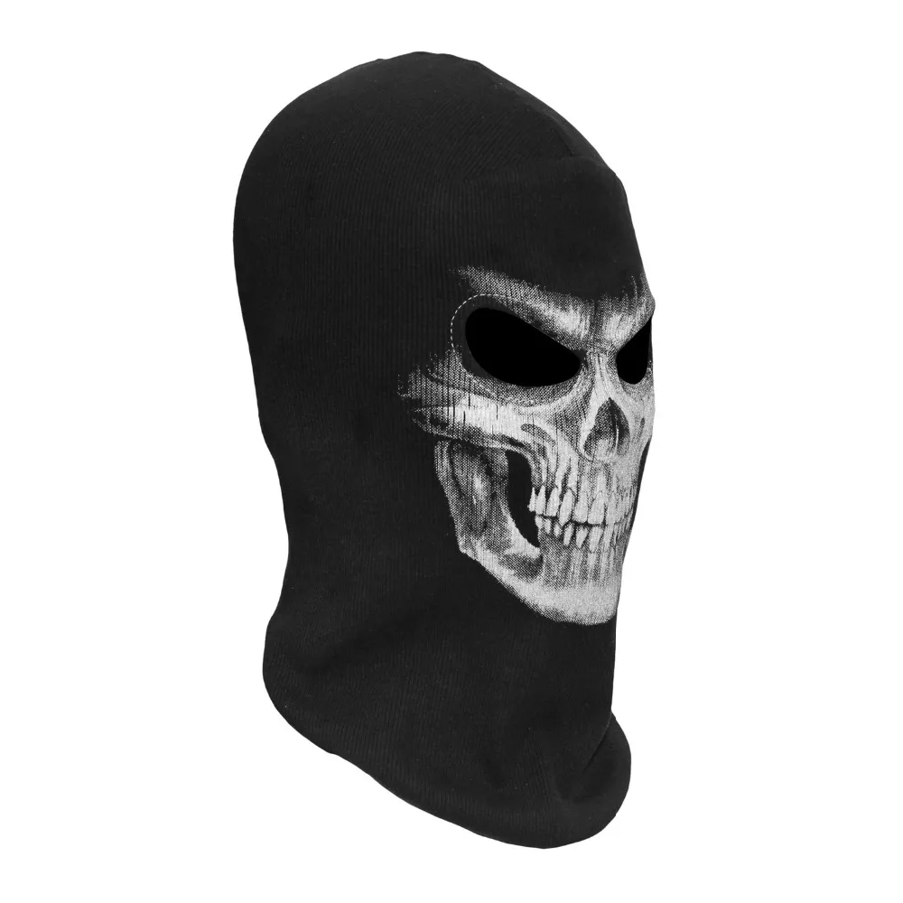 SzBlaZe Brand New Reaper Ghost Skull Skeleton Balaclava Mask Halloween Cosplay Headgear War Game CS Paintball Stocking Mask