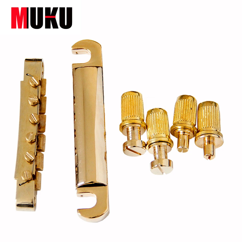 Guitar Parts & Accessories Tunomatic Guitar Bridge Stopbar Set for  Guitar I80,Free shipping Wholesale