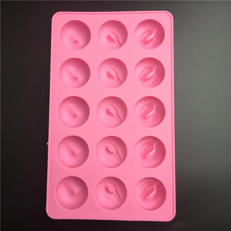 PEIPINGKE Sexy Ass Lip Silicone Cake Mold Ice Cube Tray DIY Silicone Soap Chocolate Mould Cake Tools