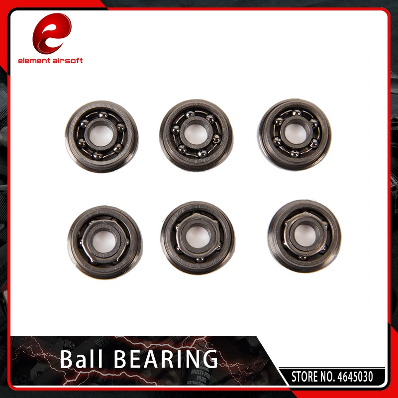 Element 6PCS/SET 7MM 8MM 9MM Stainless Steel High Precision Ball Bearing for Airsoft AEG Gearbox Hunting Accessories