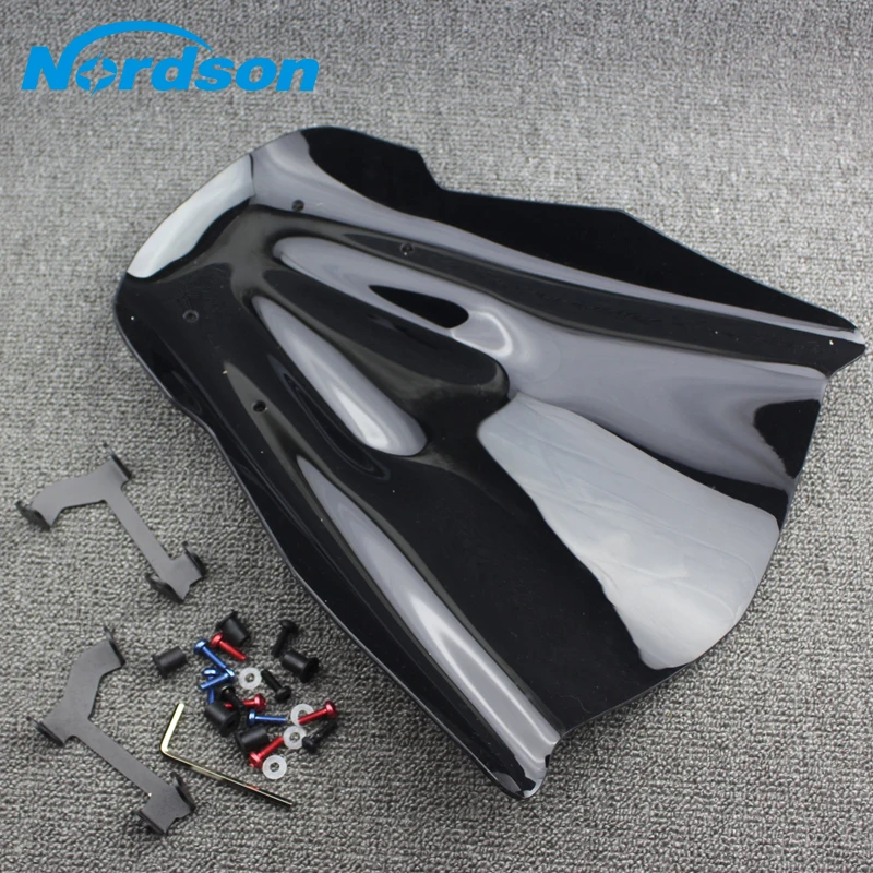 

Hot New Black strong and sturdy Product Motorcycle Windshield Airflow Adjustable Windscreen For Yamaha MT07 MT-07 2014-2016