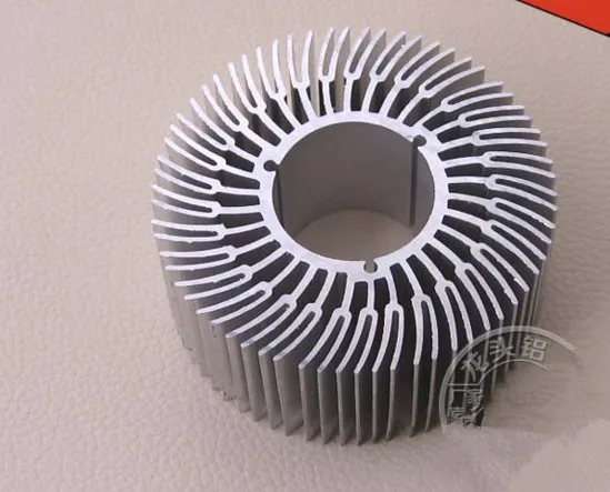 5pcs Custom round LED lamp bead heat sink 70*28*30mm sunflower radiator aluminum manufacturers selling