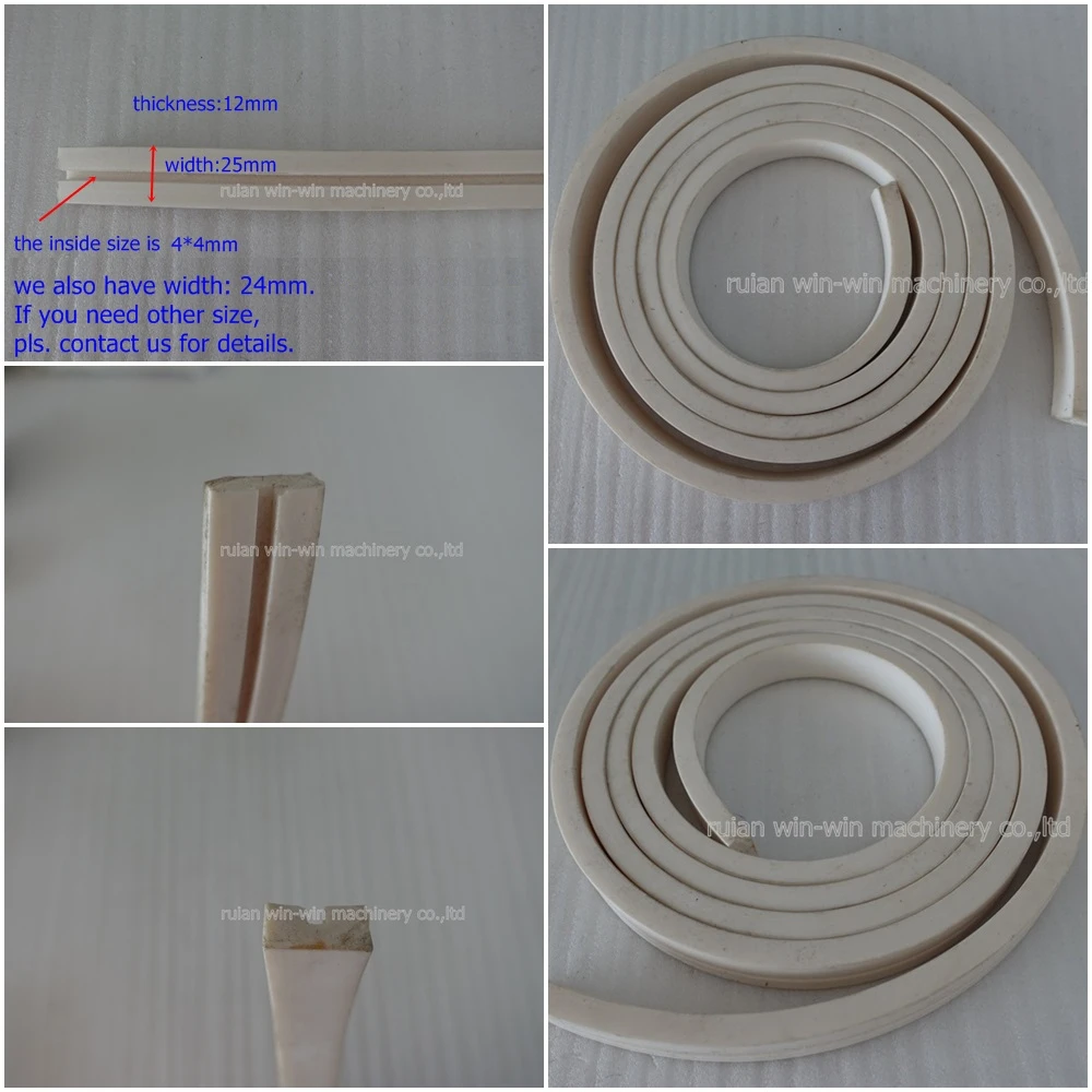 Silicone rubber strip width 25mm thickness 12mm spare parts Sealing Cutting Machinery Silicone Sealing Strip