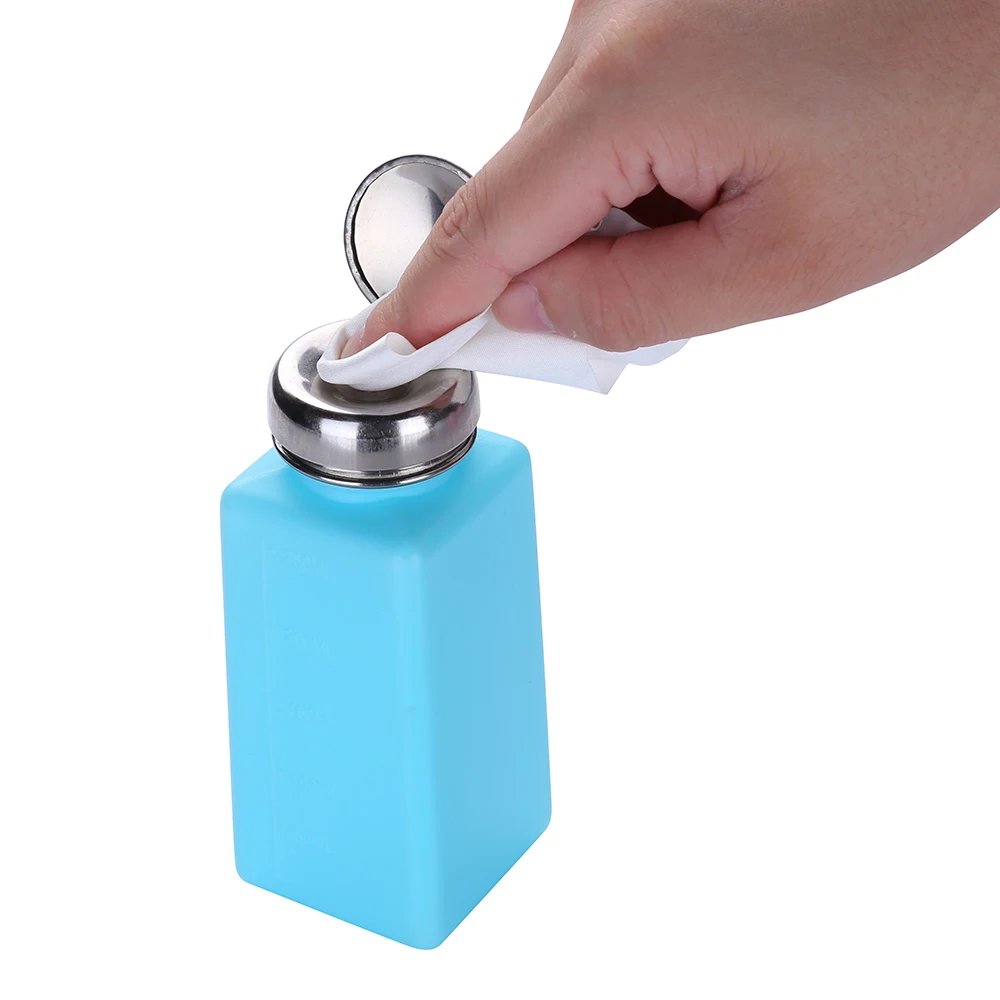 250ML Plastic Press Alcohol Bottle Container Empty Pump Liquid Bottle for Mobile Phone Repair Tool Ferramentas