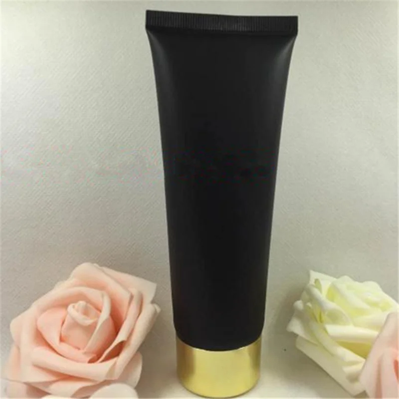 wholesale 120ml Matte Black Face Cleaner BB Cream Soft Tubes Empty Makeup Lips Facial Foot Mask Suncream Lotion Bottles